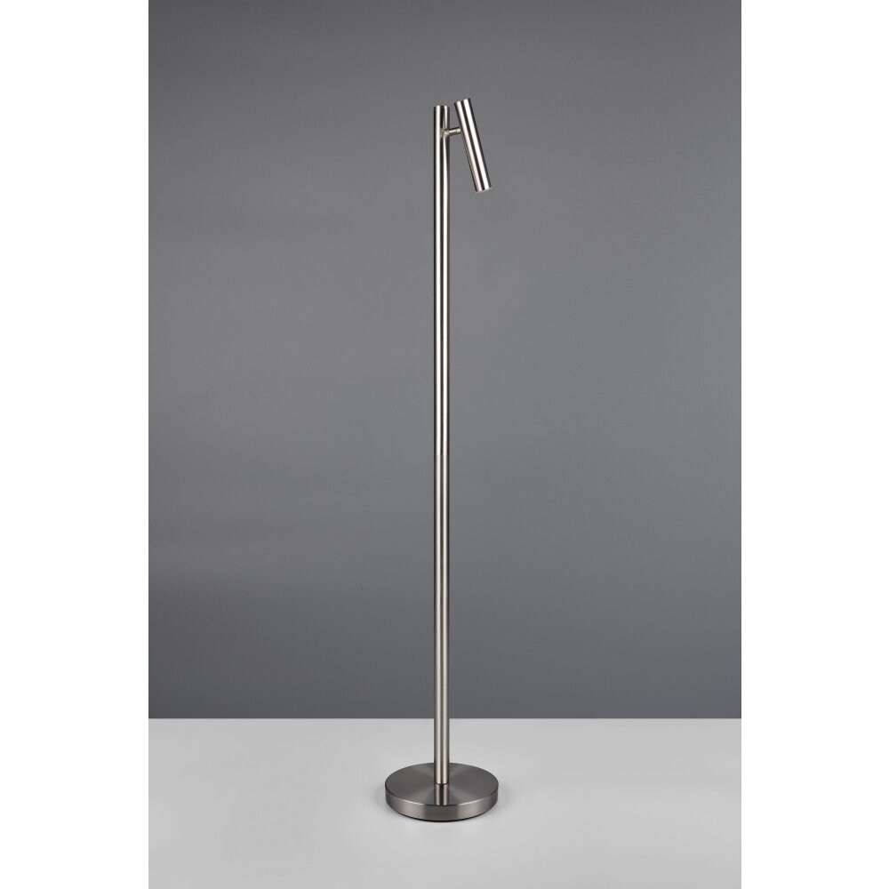 Reality lights Gomez floor lamp LED matt nickel, 1-light source
