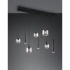 Trio lights Mataro pendant light black, 8-light sources