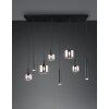 Trio lights Mataro pendant light black, 8-light sources