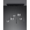 Trio lights Mataro pendant light black, 8-light sources