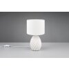 Reality lights Melva table lamp white, 1-light source