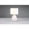 Reality lights Melva table lamp white, 1-light source