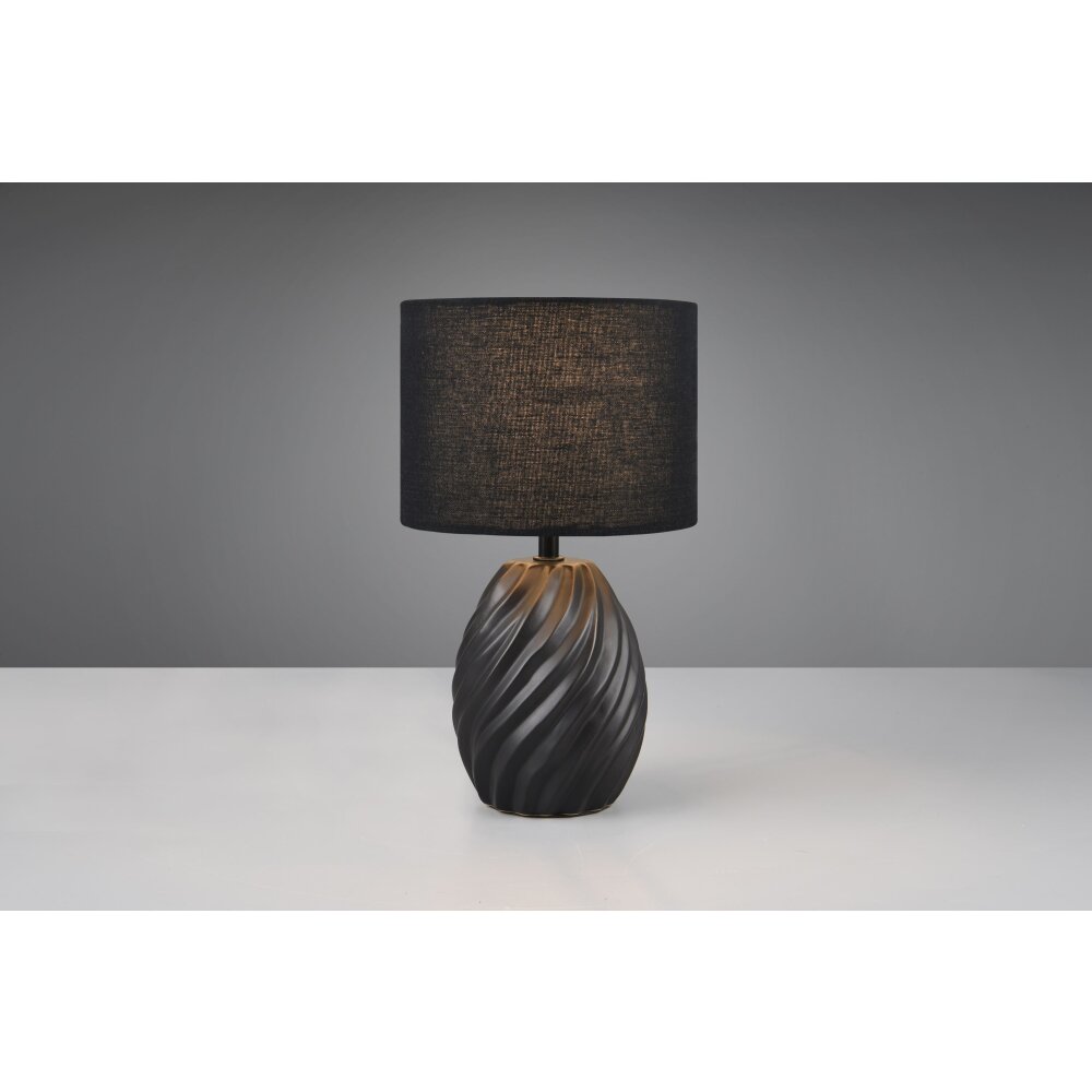 Reality lights Melva table lamp black, 1-light source