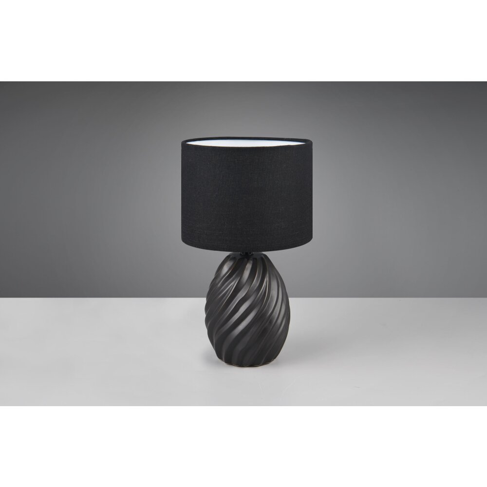 Reality lights Melva table lamp black, 1-light source