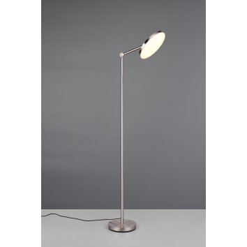 Reality lights Mondello floor lamp LED matt nickel, 1-light source