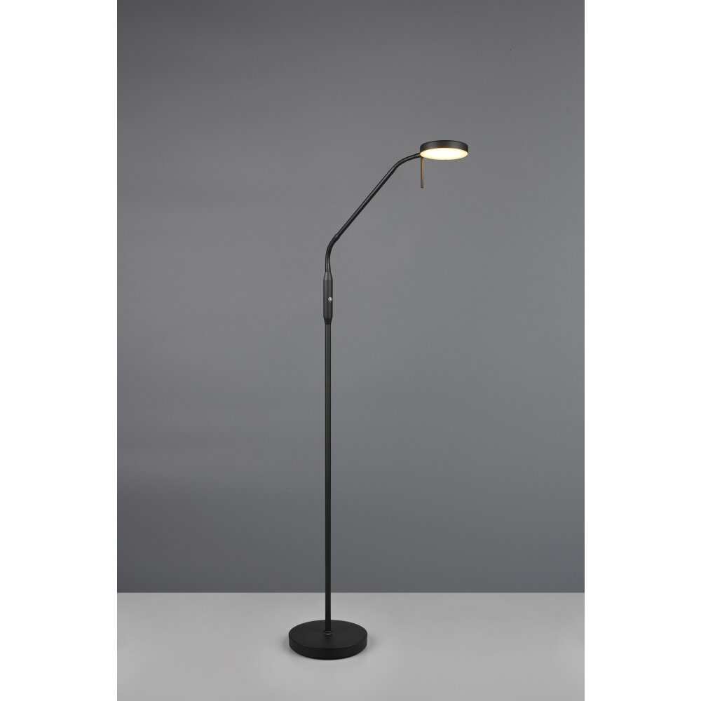 Reality lights Moreno floor lamp LED black, 1-light source