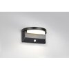 Reality lights Moro wall light LED black, 1-light source, Motion sensor