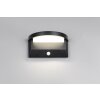 Reality lights Moro wall light LED black, 1-light source, Motion sensor