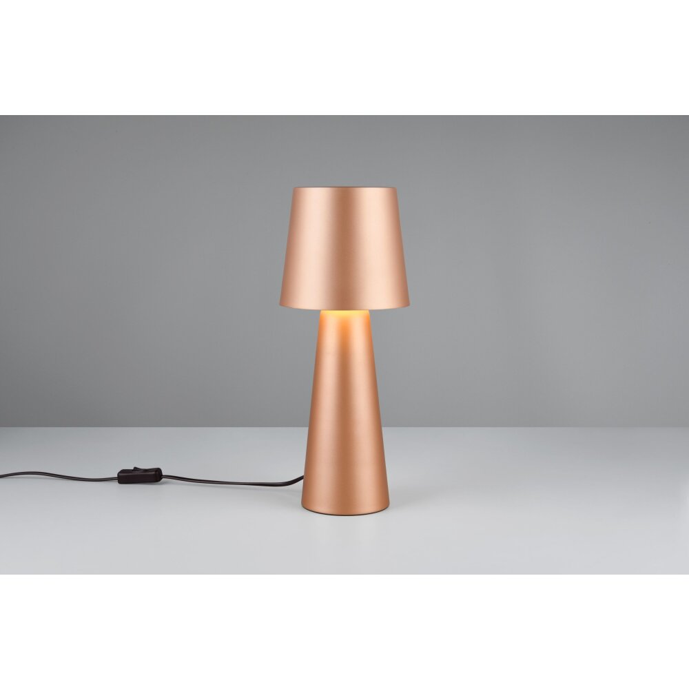 Trio lights Nubian table lamp brown, 1-light source