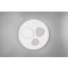 Trio lights Pebble ceiling light LED white, 1-light source, Remote control