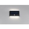 Reality lights Ramos wall light LED black, 1-light source, Motion sensor