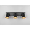 Trio lights Sharp ceiling spotlight black, 3-light sources