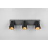 Trio lights Sharp ceiling spotlight black, 3-light sources