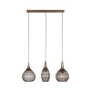 Trio lights SORAYA pendant light antique brass, 3-light sources