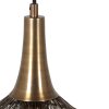 Trio lights SORAYA pendant light antique brass, 3-light sources