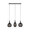 Trio lights SORAYA pendant light black, 3-light sources