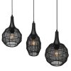 Trio lights SORAYA pendant light black, 3-light sources