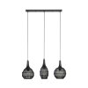 Trio lights SORAYA pendant light black, 3-light sources