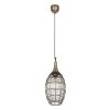 Trio lights SORAYA pendant light antique brass, 1-light source