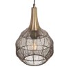 Trio lights SORAYA pendant light antique brass, 1-light source