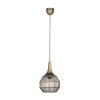 Trio lights SORAYA pendant light antique brass, 1-light source