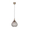 Trio lights SORAYA pendant light antique brass, 1-light source