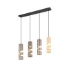 Trio lights Stream pendant light colourful, 4-light sources