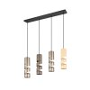 Trio lights Stream pendant light colourful, 4-light sources