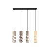 Trio lights Stream pendant light colourful, 4-light sources