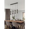 Trio lights Stream pendant light black, 4-light sources