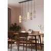 Trio lights Stream pendant light colourful, 6-light sources