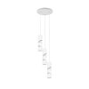 Trio lights Stream pendant light white, 3-light sources