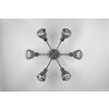 Trio lights Tarifa ceiling light black, 6-light sources