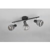 Trio lights Tarifa ceiling spotlight black, 3-light sources