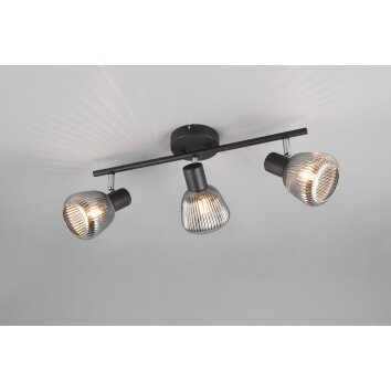 Trio lights Tarifa ceiling spotlight black, 3-light sources