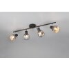 Trio lights Tarifa ceiling spotlight black, 4-light sources