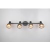 Trio lights Tarifa ceiling spotlight black, 4-light sources