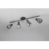 Trio lights Tarifa ceiling spotlight black, 4-light sources