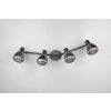 Trio lights Tarifa ceiling spotlight black, 4-light sources