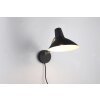 Trio lights Traveller wall light black-gold, 1-light source