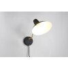 Trio lights Traveller wall light black-gold, 1-light source