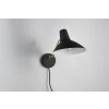 Trio lights Traveller wall light black-gold, 1-light source