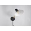 Trio lights Traveller wall light black-gold, 1-light source