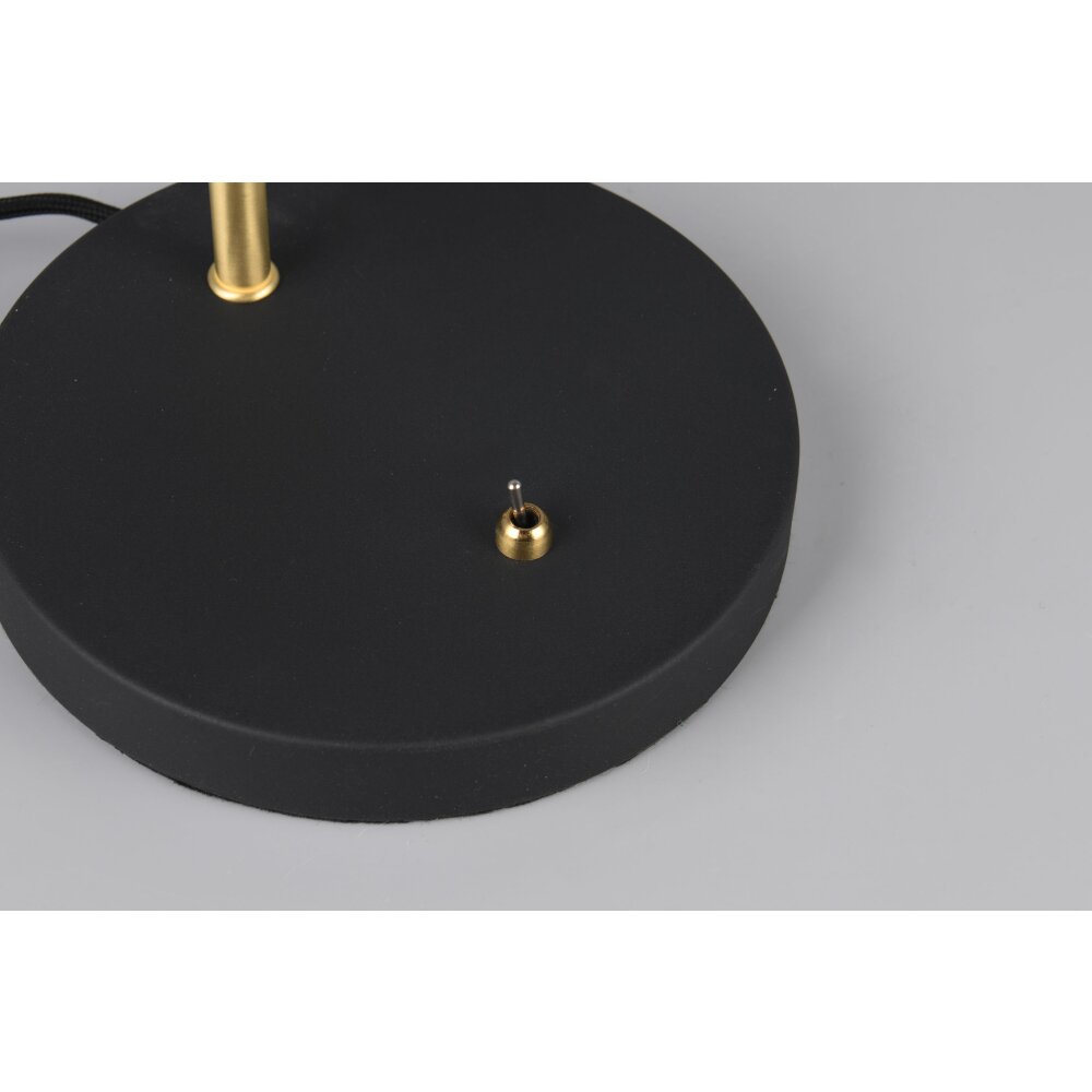 Trio lights Traveller table lamp black-gold, 1-light source