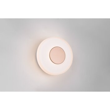 Trio lights Celeste wall light LED brown, 1-light source