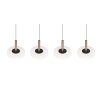 Trio lights Celeste pendant light LED brown, 1-light source