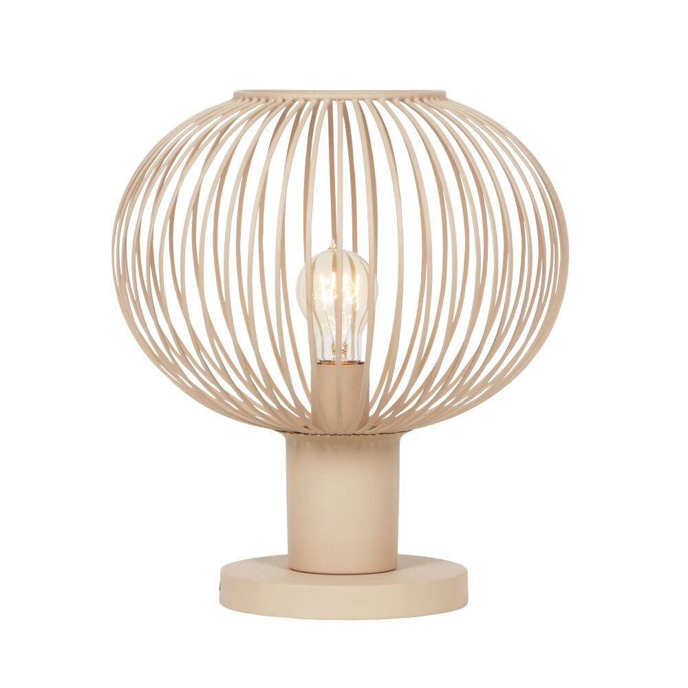 Trio lights Gila table lamp beige, 1-light source