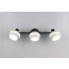 Reality lights Isla ceiling spotlight grey, 3-light sources