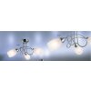 Globo MITIS ceiling light stainless steel, matt nickel, white, 3-light sources