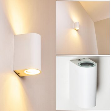 Outdoor Wall Light Pailly LED white, 2-light sources